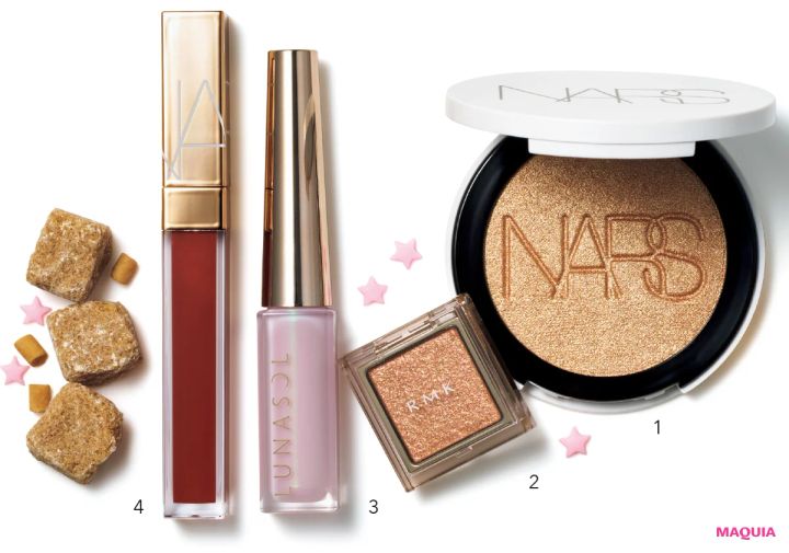 マキア 秋メイク 2025 元乃木坂46 与田祐希 NARS RMK ルナソル