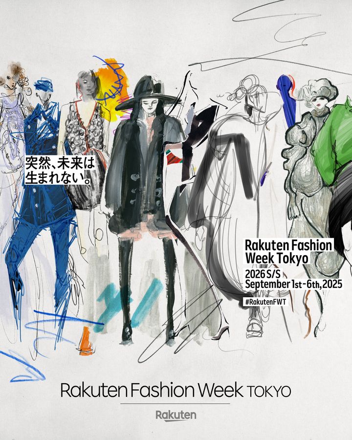 2026年春夏、楽天ファッション・ウィーク東京のキービジュアル