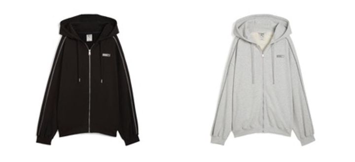 画像: PUMA x ROSE T7 Oversized Full-Zip Hoodie TR