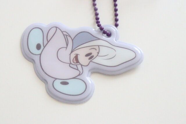 ダイソー クリアカードケース（ヤングオイスター） チャーム