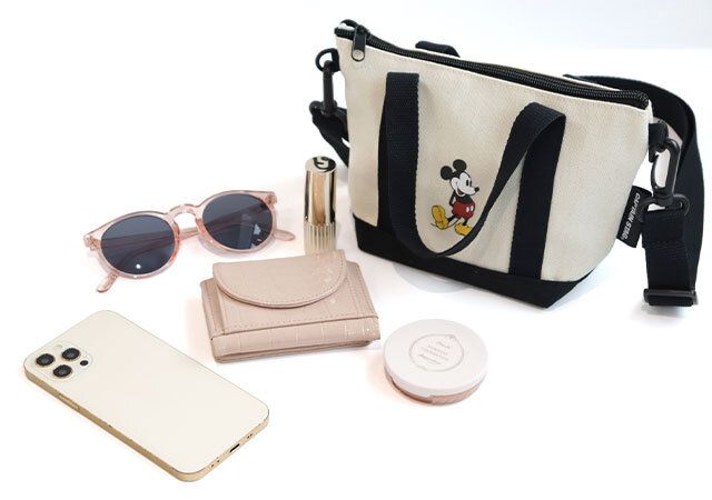 宝島社ＧＬＯＷ10月号増刊付録のキャプテンスタッグミッキーマウスデザインのトート型ポーチ4