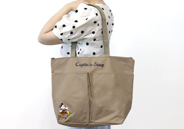 宝島社ＧＬＯＷ10月号付録のキャプテンスタッグとミッキーマウスのBIGトート2