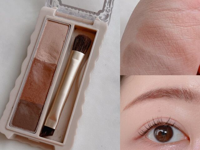 キャンメイク フィットスタイラーアイブロウ 02 マロンブラウン 眉メイクに使用