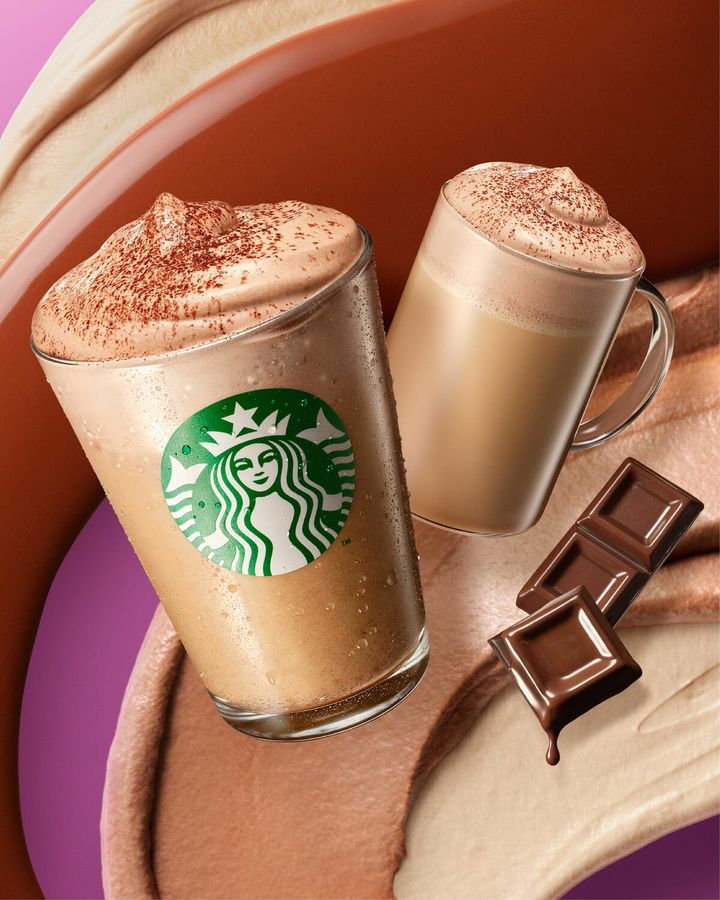 チョコレート ムース ラテ