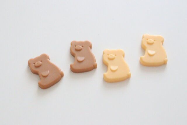 アニマルマグネット（おすわりくま、4個）