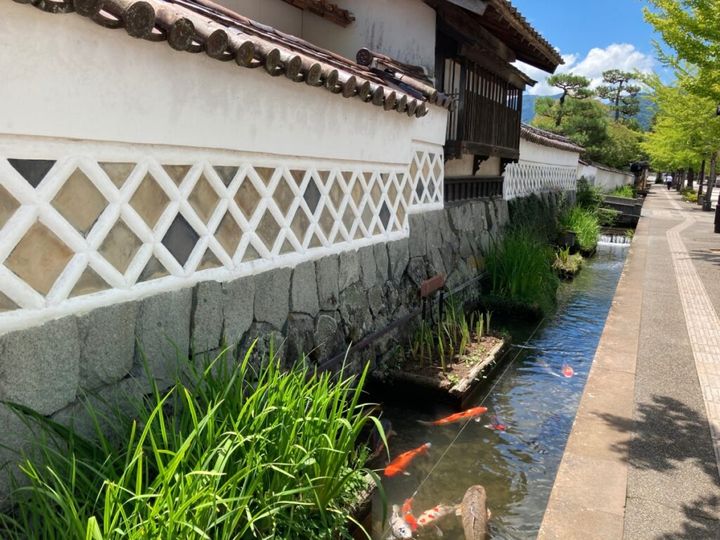 津和野の町並み