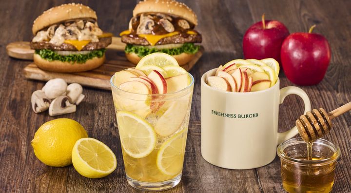 フレッシュネスバーガー「クラフトアップルジンジャーレモネード」