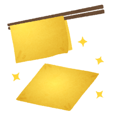 金箔のイラスト