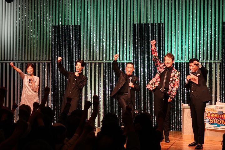 石川みゆき、原田波人、角川博、谷龍介、中山秀征