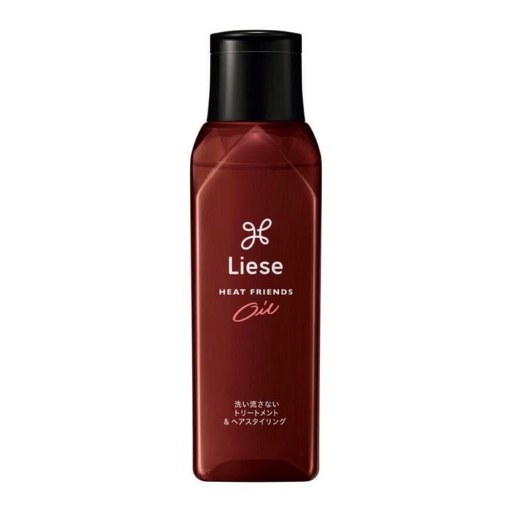 熱ダメージでパサついた髪を補修しながら、空気を含んだような軽く弾むヘアスタイルをキープ。リーゼ 熱を味方にするオイル 120mL 1188円※編集部調べ（花王）