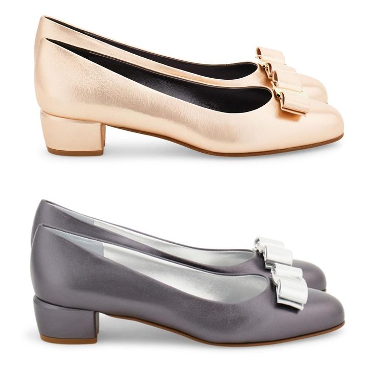 画像: ポップアップストア先行・三越伊勢丹グループ限定発売「VARA」[ヒール高3cm]各￥126,500 出典：フェラガモ