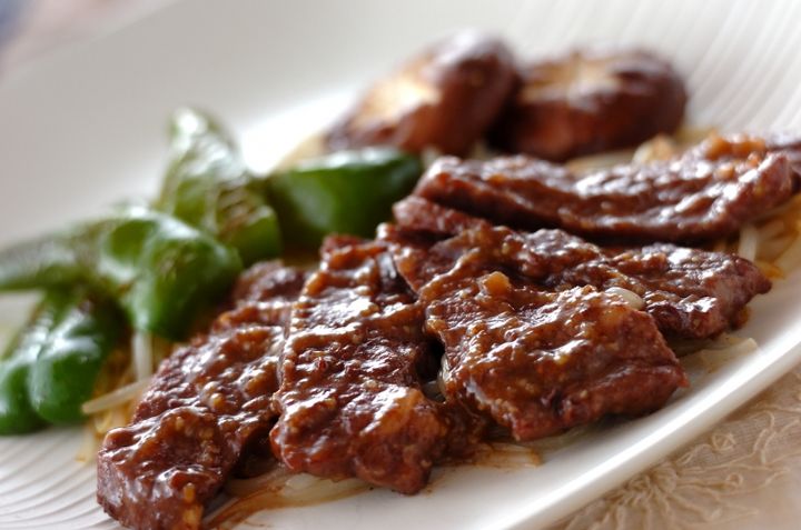 甘みそダレの牛焼き肉