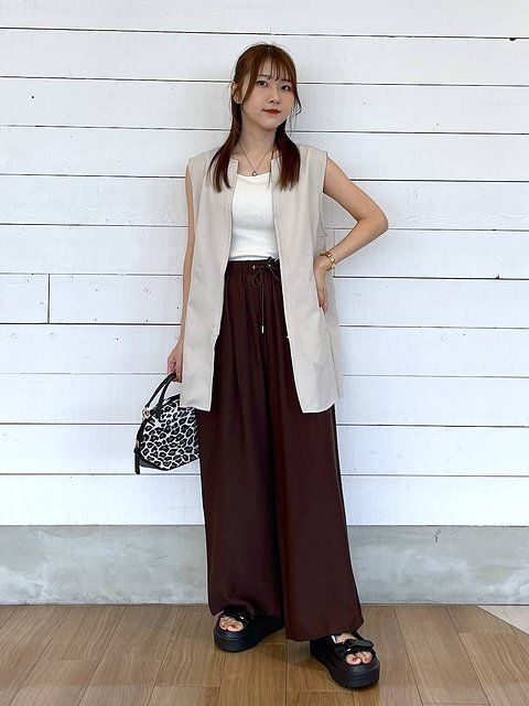 ワイドパンツコーデ3