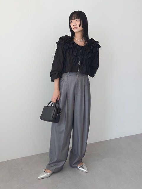 ワイドパンツコーデ5