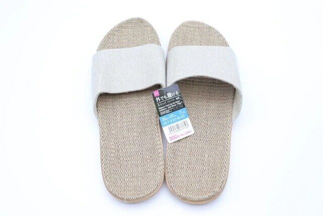 ダイソー 外でも履けるスリッパ（ジュート入・無地） パッケージ