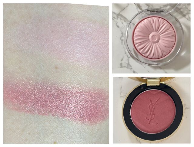 YSL メイクミーブラッシュ パウダー／クリニーク チークポップ 21バレリーナポップ