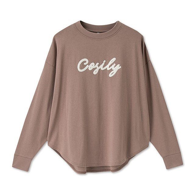 しまむらの刺繍ロゴ入りプルオーバー