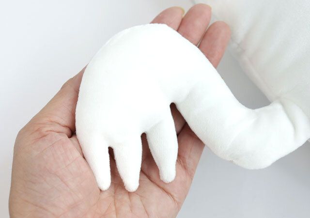 ねないこだれだおばけクッションおてて