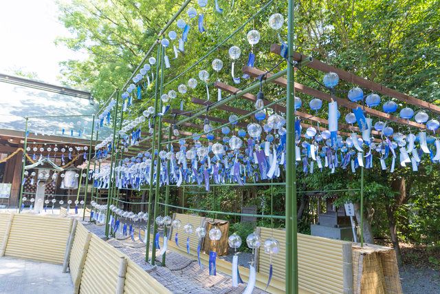 風鈴の通り抜け