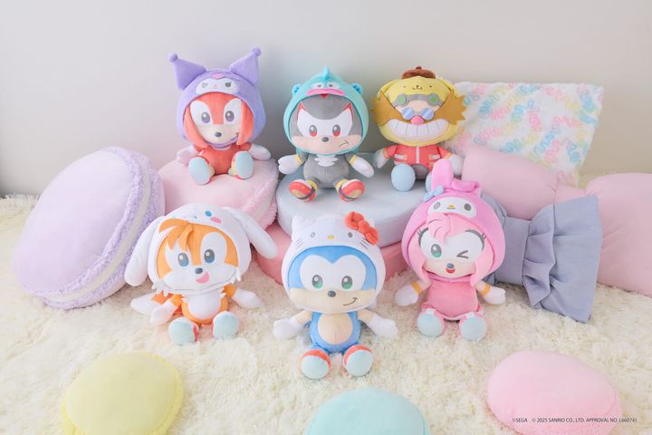 SONIC ＆ FRIENDS Sanrio characters ぬいぐるみM