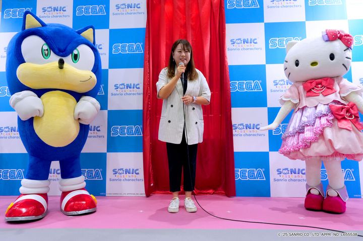 東京おもちゃショー2025でソニックとハローキティが新グッズをお披露目02