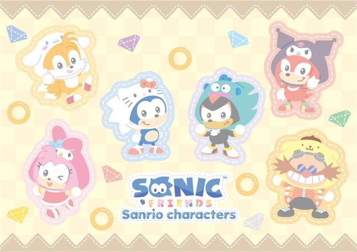 SONIC & FRIENDS Sanrio characters のアイテムについて
