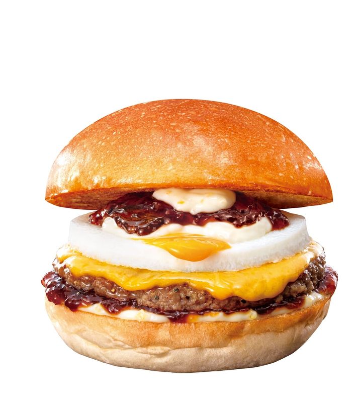 和風半熟月見 絶品チーズバーガー