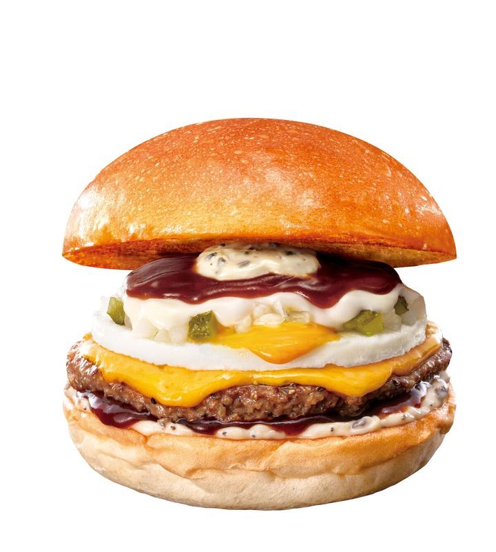 トリュフ薫る半熟月見 絶品チーズバーガー