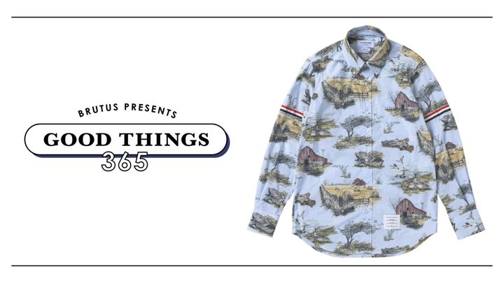 〈トム ブラウン〉のボタンダウンシャツ