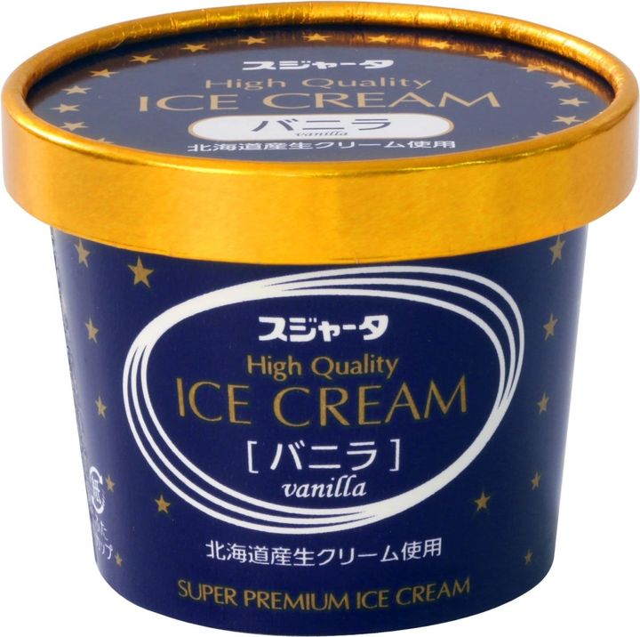 シンカンセンスゴイカタイアイス” （スジャータアイスクリーム バニラ味） 390円(税込)
