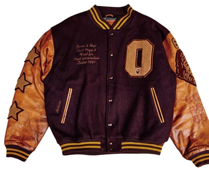BOUNTY HUNTERデザイナー・HIKARUさんの“MY BAPE®” LOST ORGYVARSITY JACKET