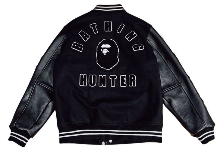 BOUNTY HUNTERデザイナー・HIKARUさんの“MY BAPE®” BAPE®×BOUNTY HUNTERVARSITY JACKET