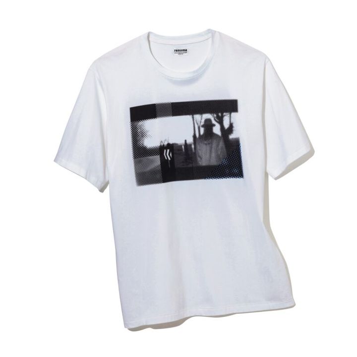 ドットアートのフォトプリントがミステリアスでクール。1万9800円（レノマ パリス／アントリム）