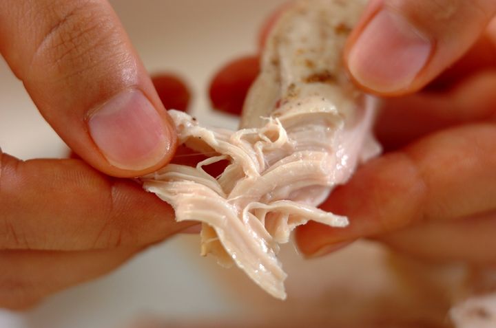 ささ身とトマトの冷製スパゲティーの作り方2