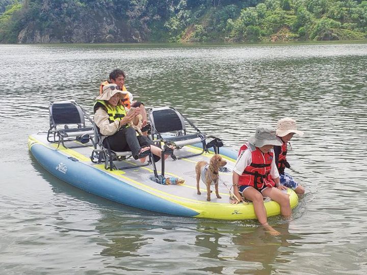 photo：足漕ぎ4人ボート