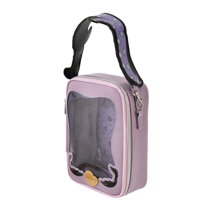 リトル・マーメイド ポーチ ストラップ付き クリア窓 DISNEY VILLAINS