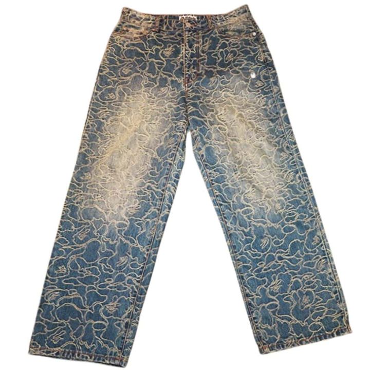 ヒップホップアーティスト・Kaneeeさんの“MY BAPE®” LINE CAMO JACQUARDONE POINT RELAXED FIT 13OZ DENIM PANTS