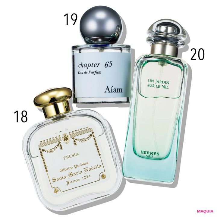 マキア 香水 おすすめ 櫻坂46 守屋麗奈 エルメス サンタ・マリア・ノヴェッラ Aiam