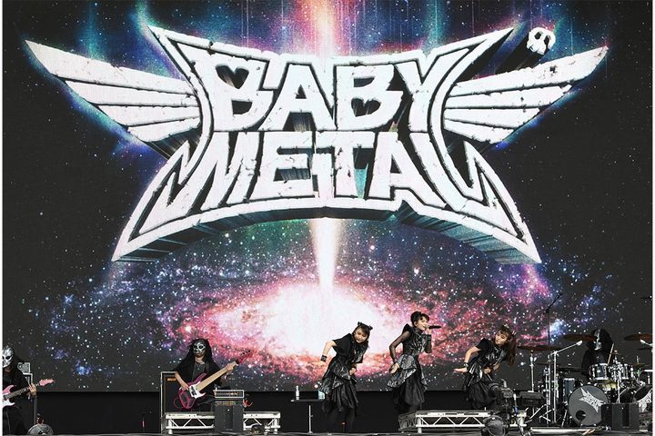 BABYMETAL（2019年6月30日、AFP＝時事）