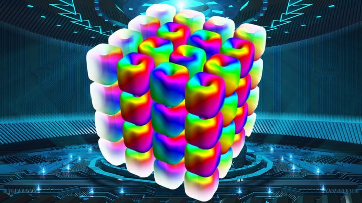 光の結び目からできた時空結晶