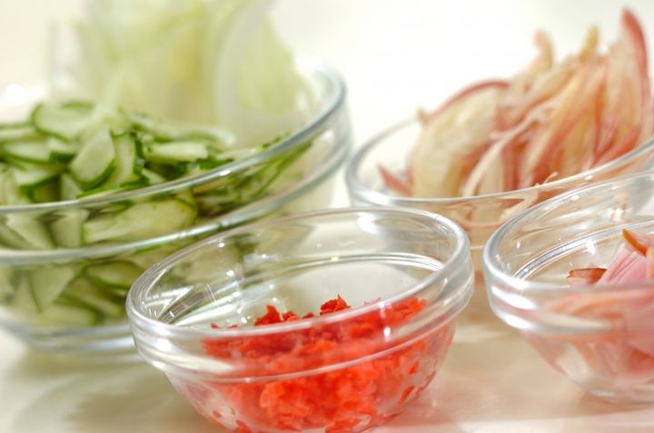 大人のポテトサラダの下準備1