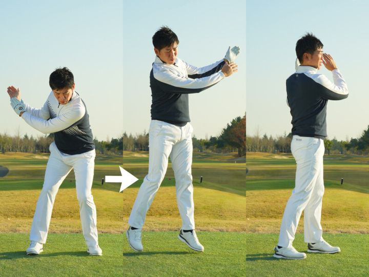 飛距離が20ヤード伸びたスイングは「地面反力」がポイント