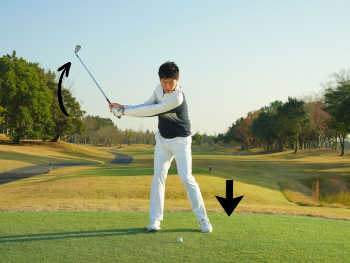 飛距離が20ヤード伸びたスイングは「地面反力」がポイント