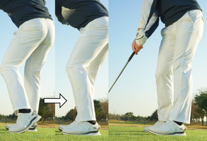 飛距離が20ヤード伸びたスイングは「地面反力」がポイント