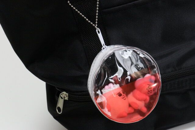 セリア カプセルバイカラー 使用例 ミニマスコット