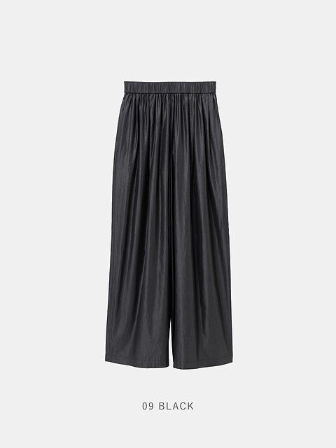 PLSTのギャザーフルレングスイージーパンツ