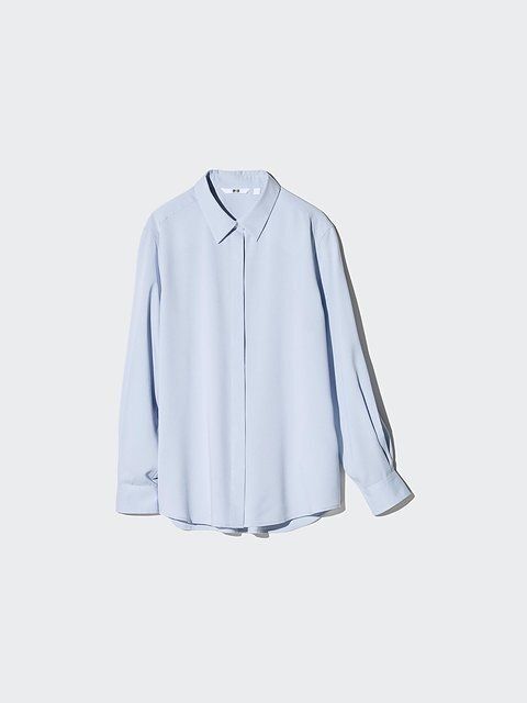 ユニクロのレーヨンブラウス