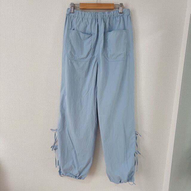 GU テックプルオンパンツ 62 BLUE 後ろ側 ポケット付き