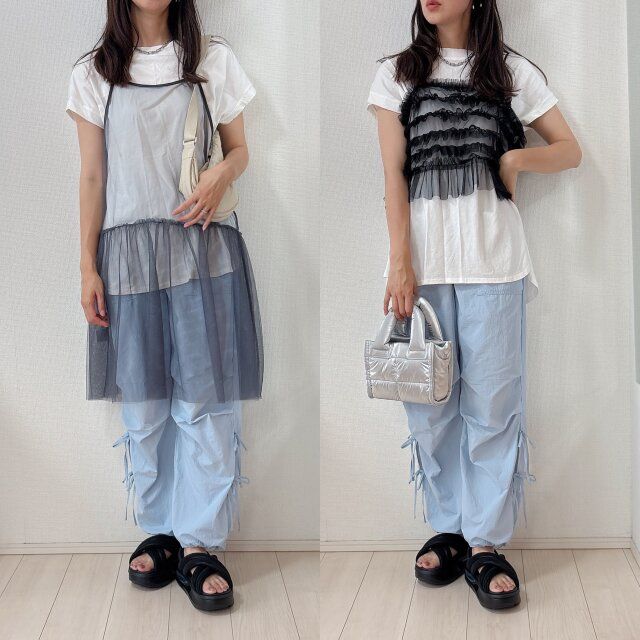 レイヤードするならすっきりとが〇