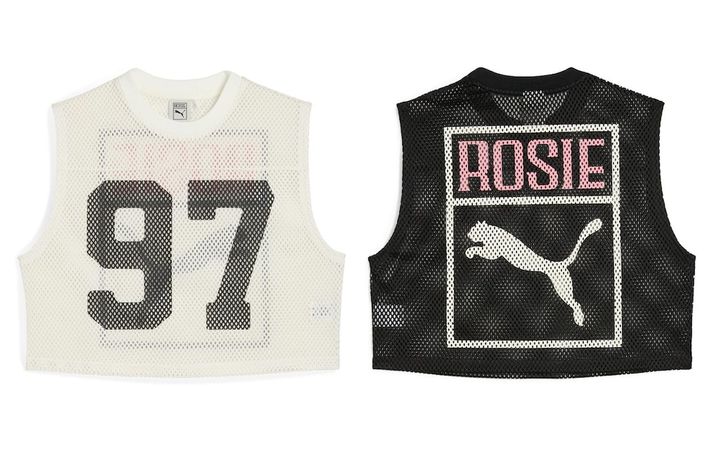 画像: プーマ x ロゼ リラックスドメッシュトップ 各¥8,800 出典：プーマ